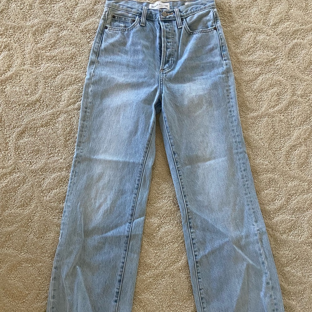 Denim forum FARRAH high waisted wide leg jeans